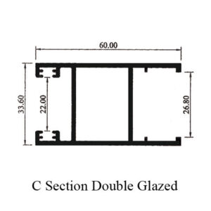 10cm C Section Double Glazed