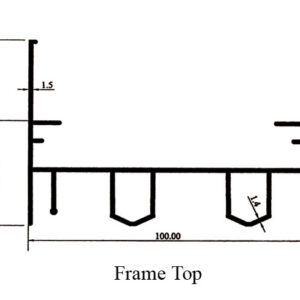 10cm Frame Top Box Type Double Glazed