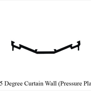 135 Degree Curtain Wall Pressure Plate