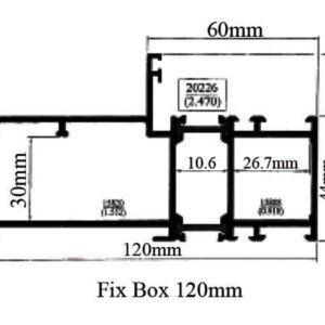 GE Thermal Break Fix Box 120mm