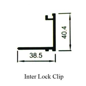 AE Thermal Break 10.5cm Sliding Interlock Clip