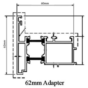 GE Thermal Break Series 62mm Adapter