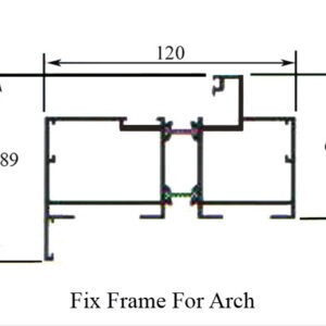 GE Thermal Series Fix Frame for Arch