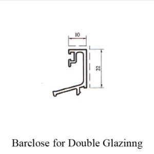 GE Thermal Break10.5cm Sliding Barclose for Double Glazing