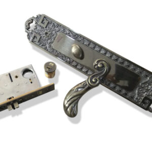 M5 Zinc Door Handle with Lock Kit – Durable & Secure Interior Door Hardware