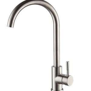Kitchen Sink Mixer Tap A4590 – Single Lever, Brush Finish, Stainless Steel 304