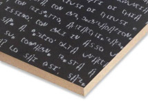 Black Text #3D55 Melamine Faced MDF