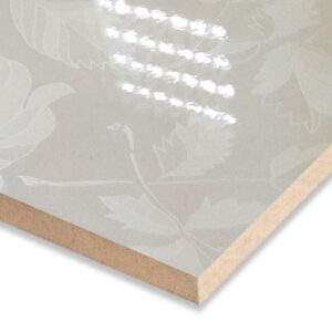 White Flower Laminated #WF PVC High Glossy AGT MDF Panel