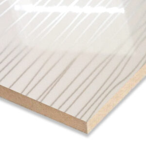 White Plus Sliver Lines #WS PVC High Glossy AGT MDF Panel
